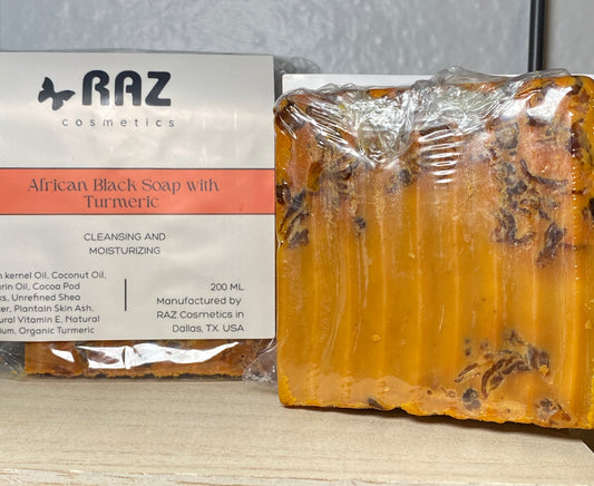 African Black Soap with Turmeric